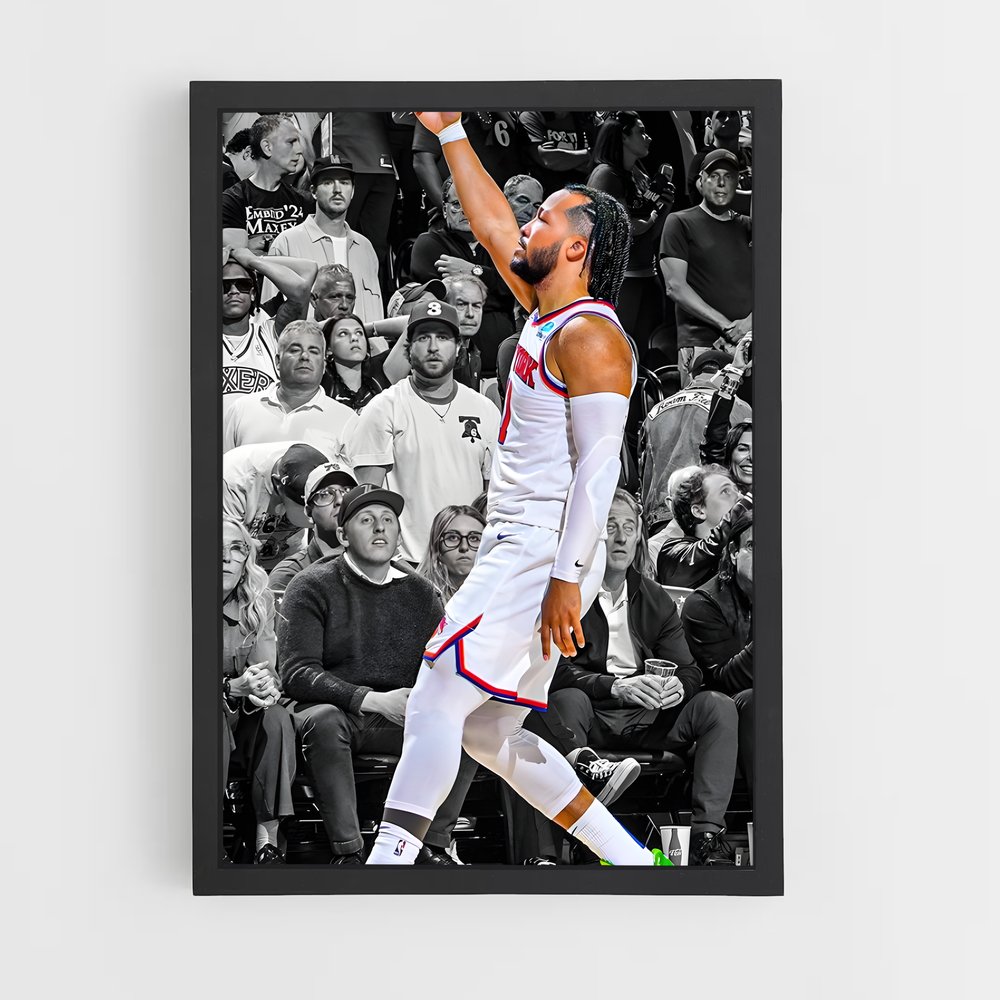 Poster Jalen brunson vertes – affiche Basketball (vue 2)
